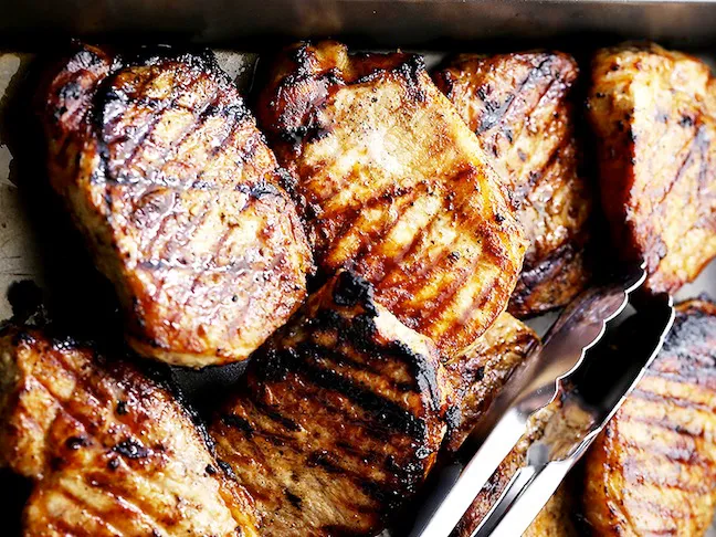 Honey Soy Grilled Pork Chops