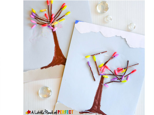 Spring Tree Flower Bud Craft