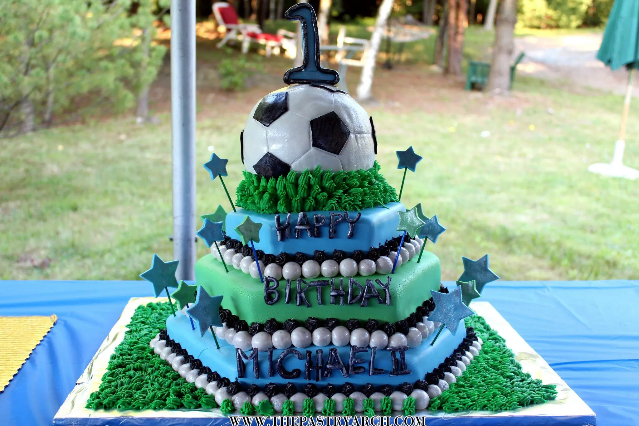 Soccer Ball Birthday Cake