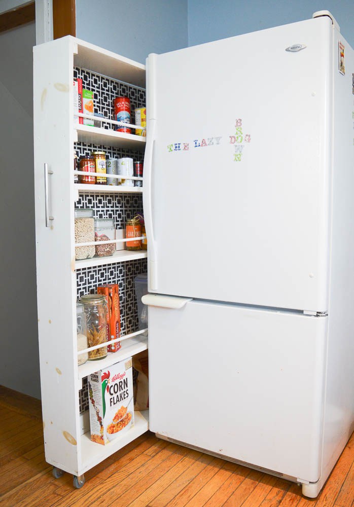 DIY Rolling Storage Rack