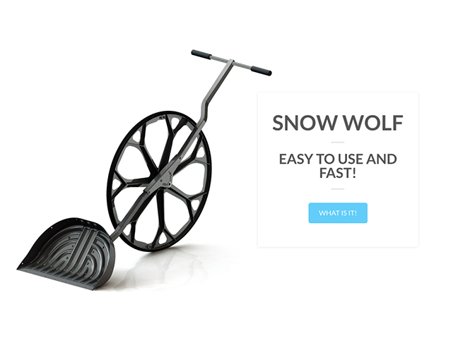 Snow Wolf Snow Shovel