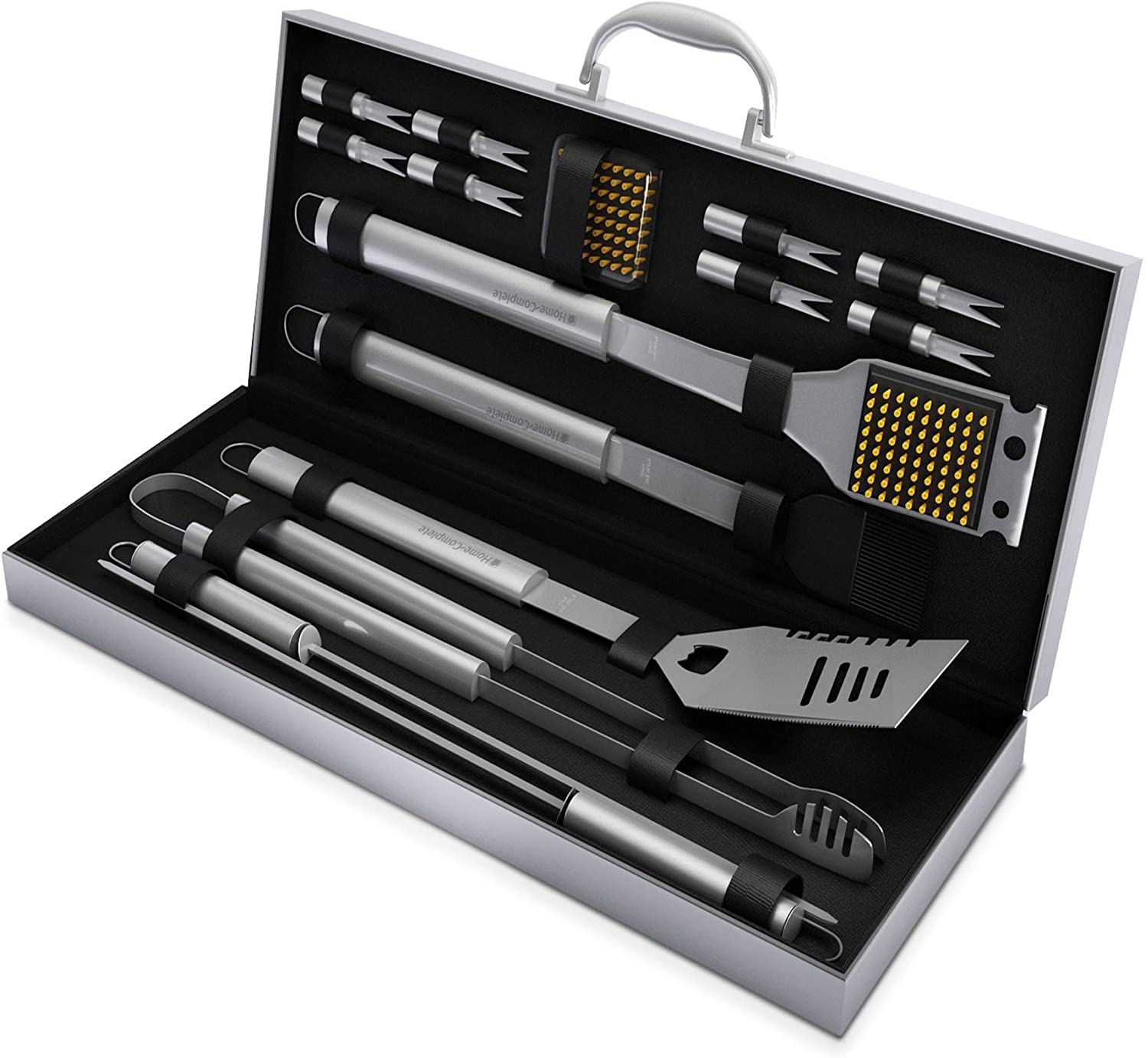 16 Piece Stainless Steel BBQ Grill Tool Set