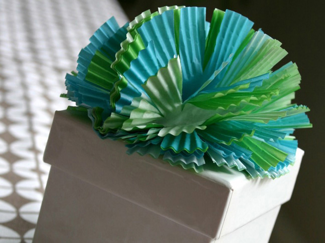 Cupcake Liner Bows