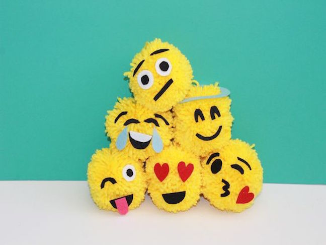 Emoji Pom Poms