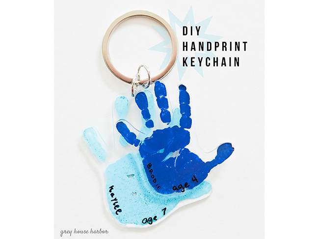 Handprint Keychain   