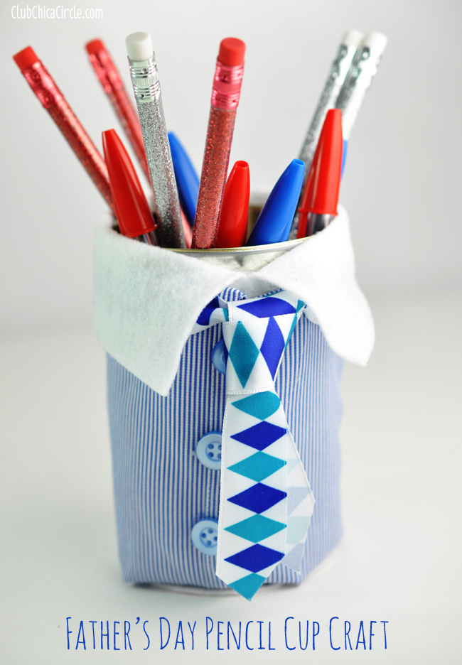 Father's Day Pencil Holder Craft