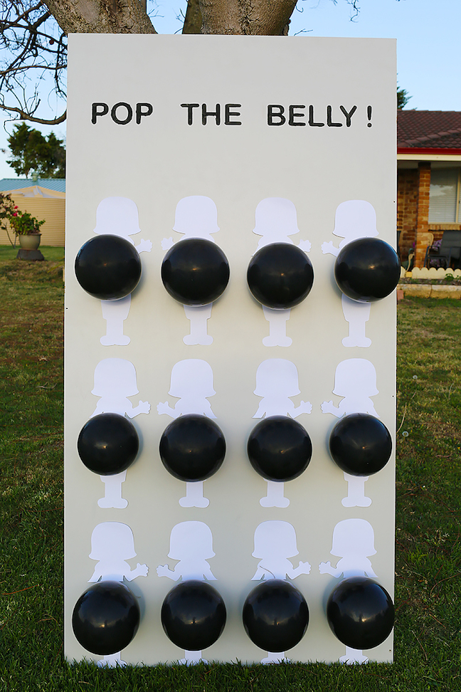 Baby Belly Gender Reveal Dart Game