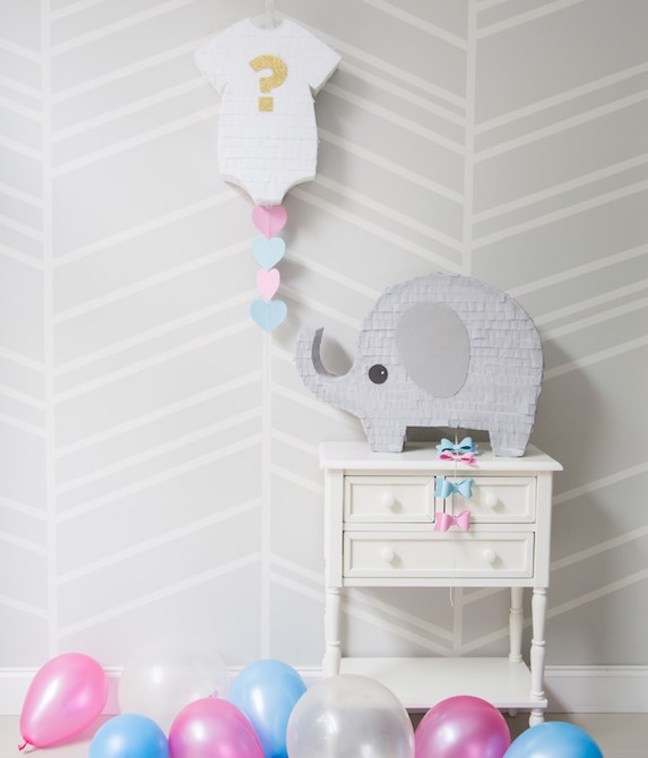 Onesie Gender Reveal Piñata