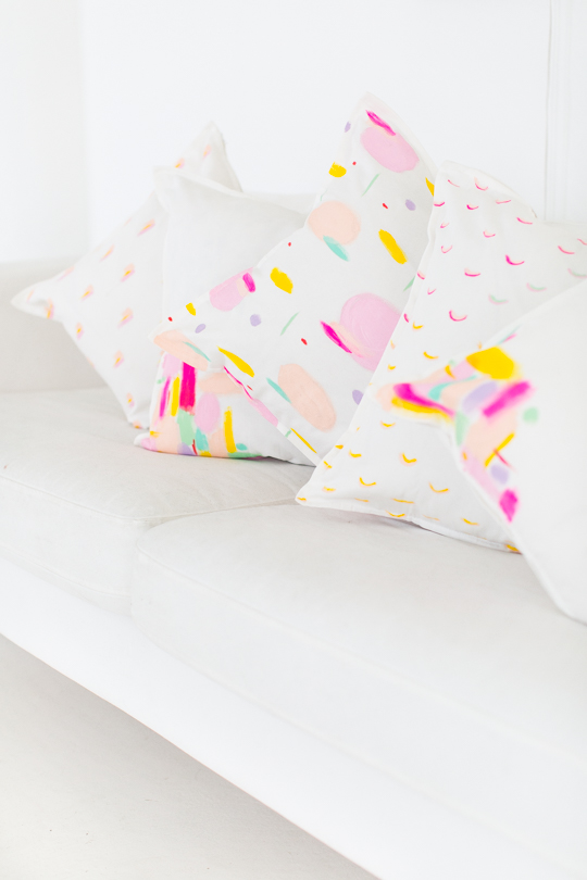 DIY Patterned Throw Pillow Upgrade