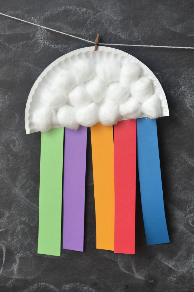 Paper Plate Rainbow