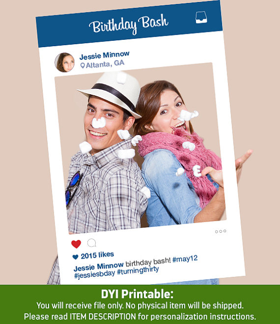 Instagram Frame Photo Booth