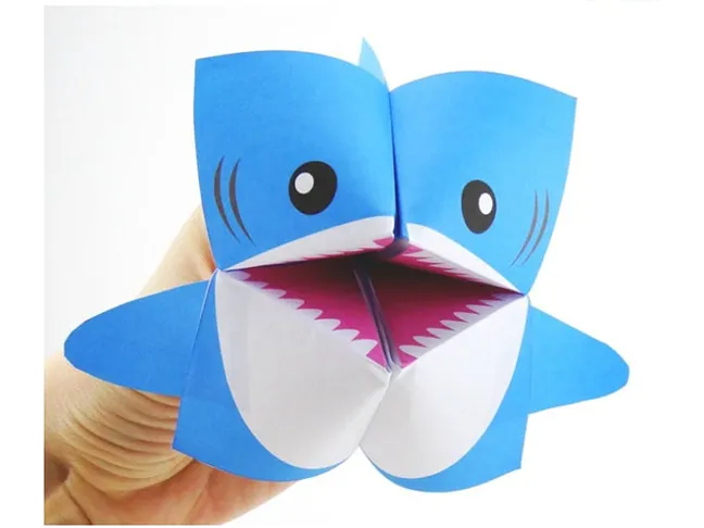 Shark Cootie Catcher