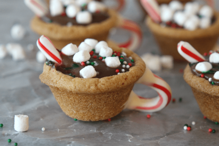 Hot Chocolate Cookie Cups