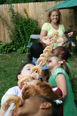 Donut on a String Party Game