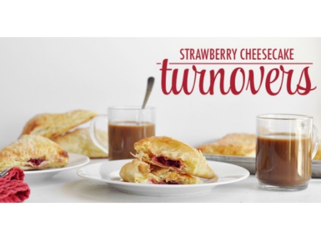 Strawberry Cheesecake Turnovers