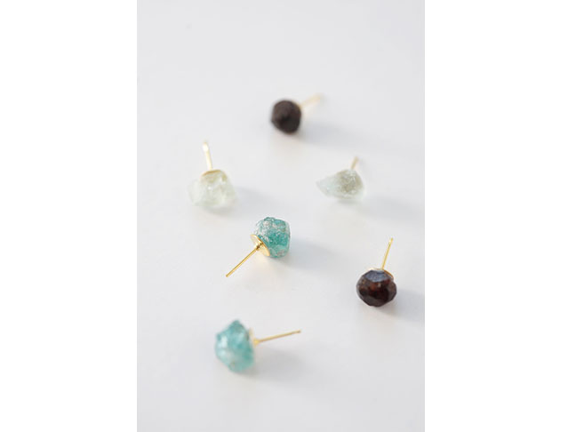 Raw Stone Earrings  