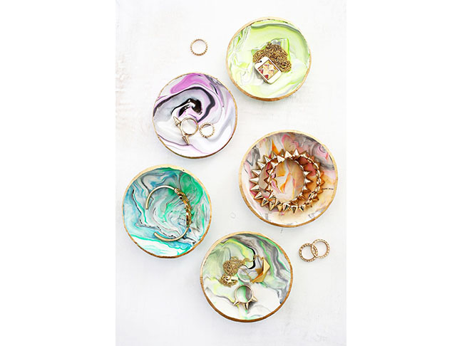 Marbled Ring Dishes   
