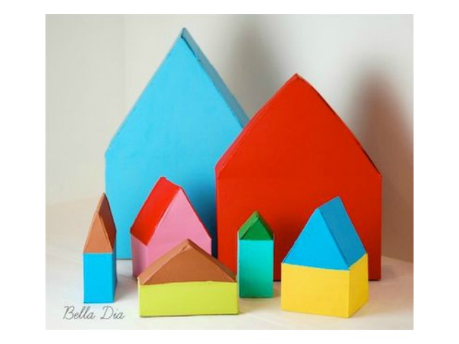 Cereal Box Houses   