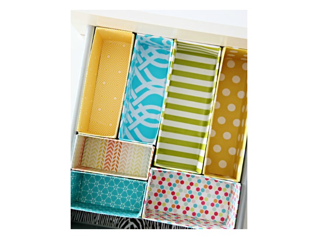 Cereal Box Drawer Dividers   