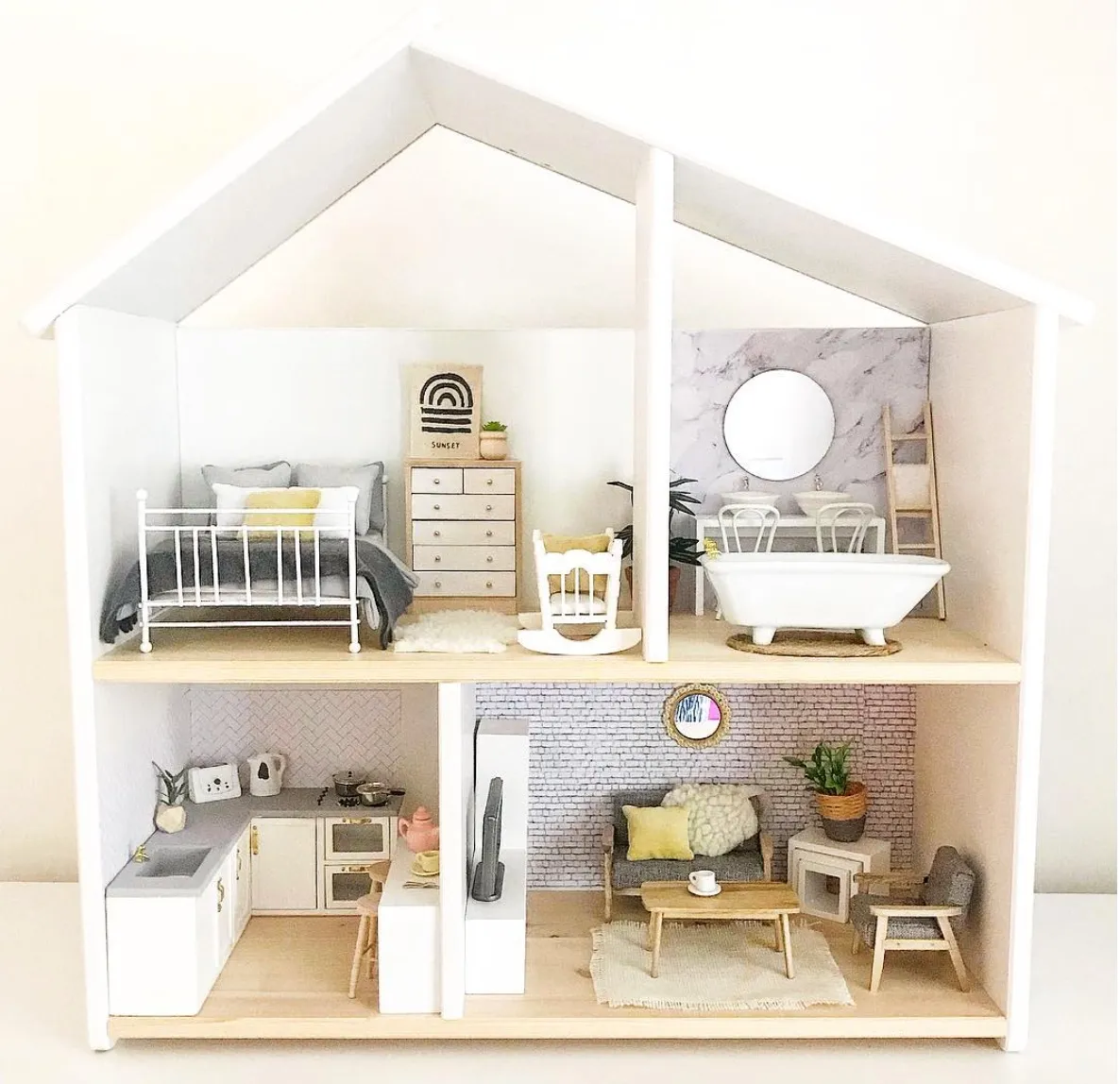 Scandinavian-Chic DIY Dollhouse