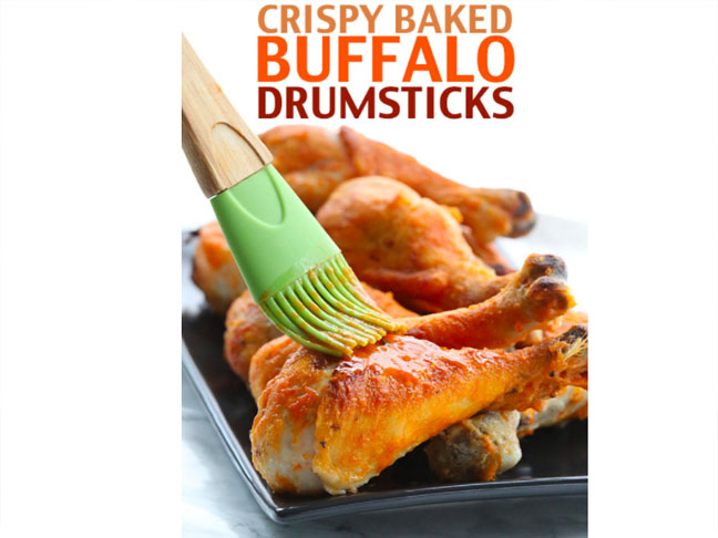 Crispy Baked Buffalo Drumsticks