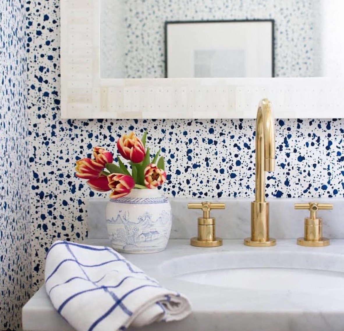 I Love Wallpaper  The bolder the better  We love the funky walls hidden  in your Bathroom   Facebook