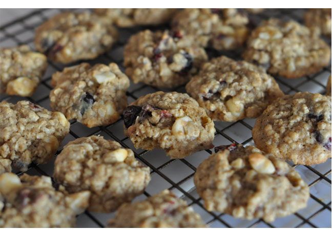 Oatmeal Cranberry White Chocolate Macadamia Nut Lactation Cookies