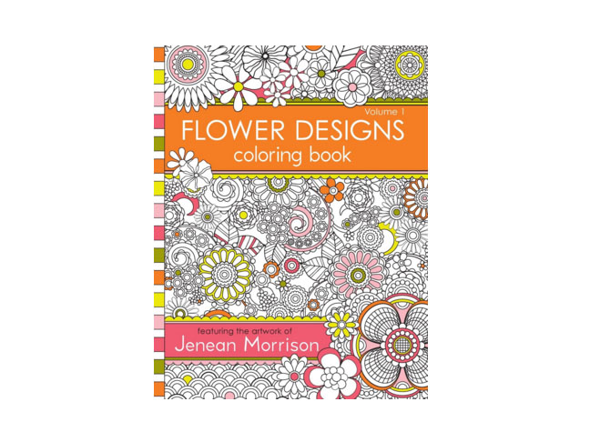 Flower Designs Coloring Book