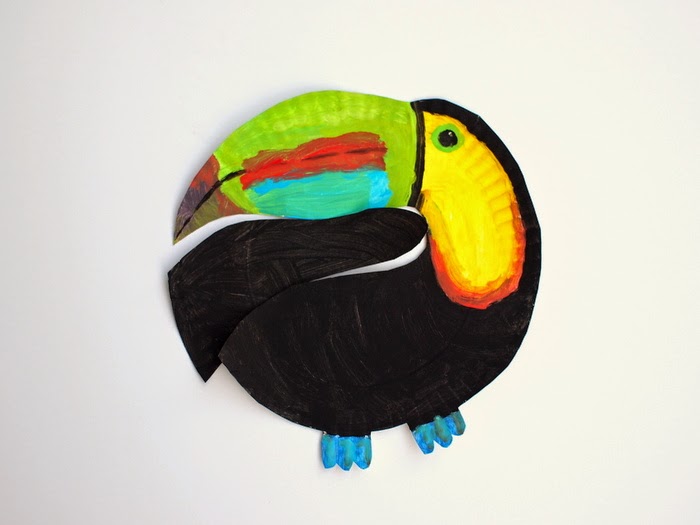 Paper Plate Toucan