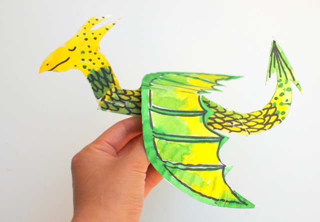 Paper Plate Dragon