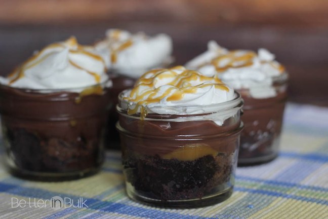 Caramel Brownie Pudding