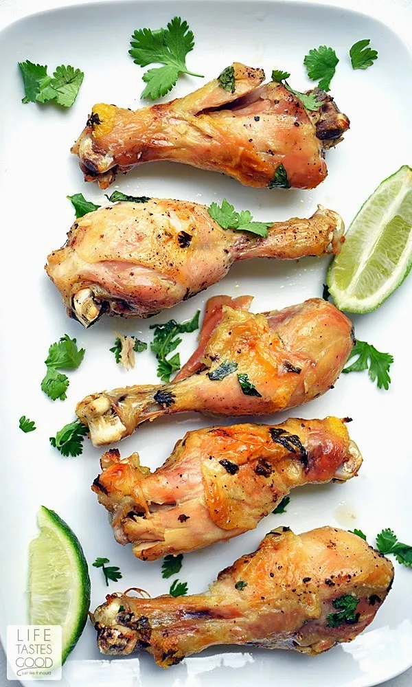 Slow Cooker Cilantro Lime Chicken Legs