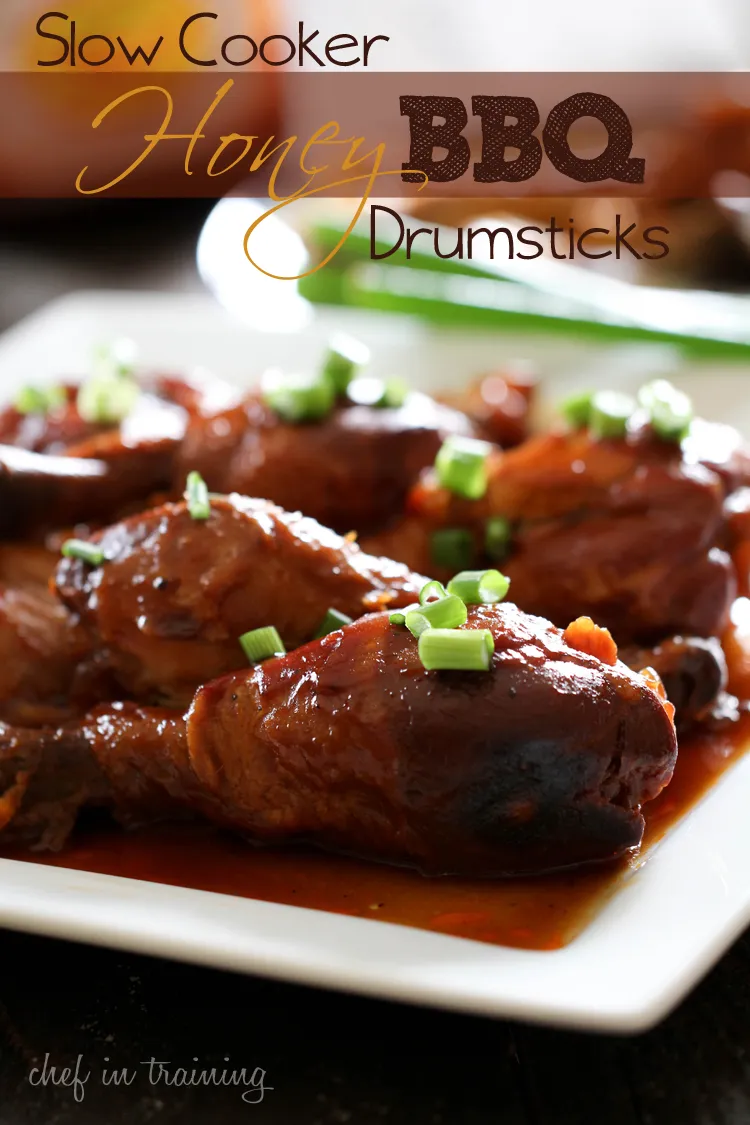 Slow Cooker Honey BBQ Drumsticks