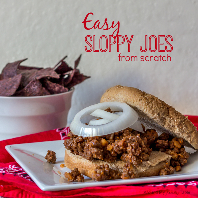 Easy Homemade Sloppy Joes