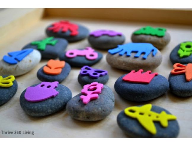 DIY Rock Stamps