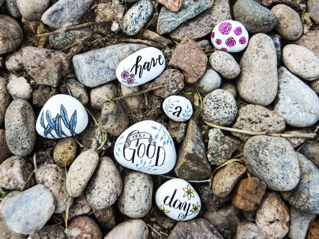 DIY Good Day Stones