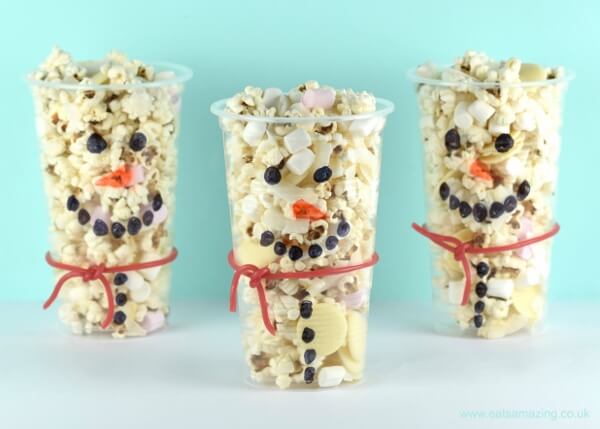 Snowmen Snack Cups