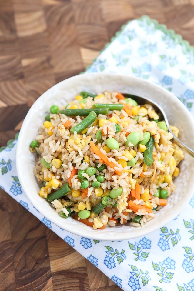 Vegetable Fried Brown Rice