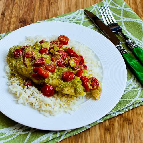 Tilapia Pesto Tomato Packet