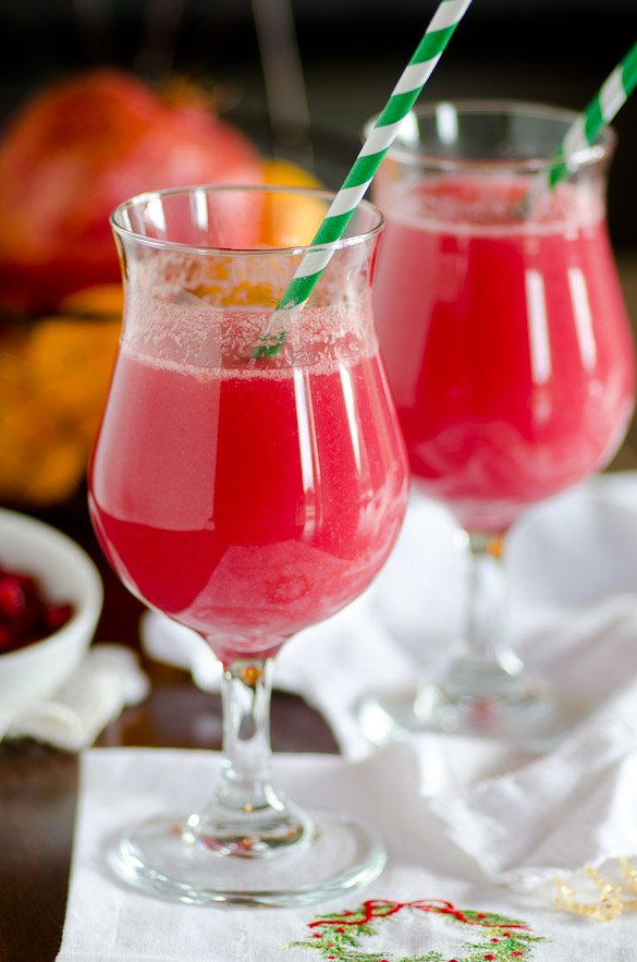 Orange Pomegranate Fizzy Drink