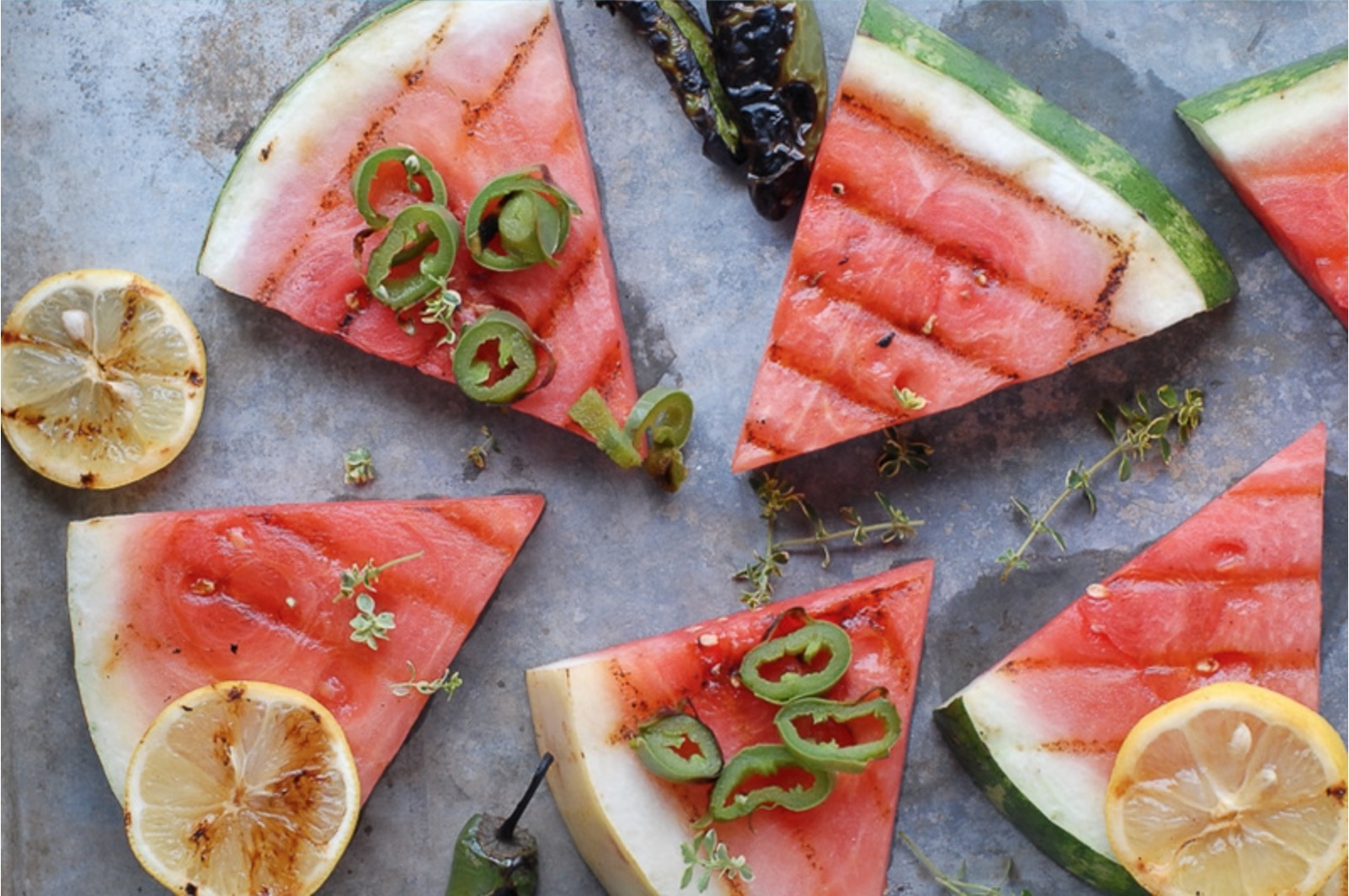 Grilled Honey-Glazed Watermelon