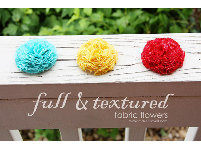 Fabric Flowers