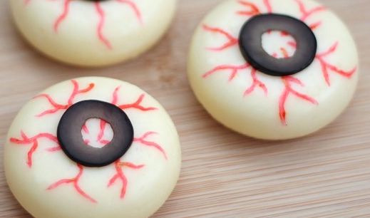 Babybel Cheese Eyeballs