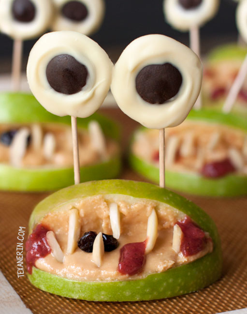 Healthy Apple Monster Mouths