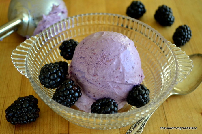 Blackberry Ice Cream