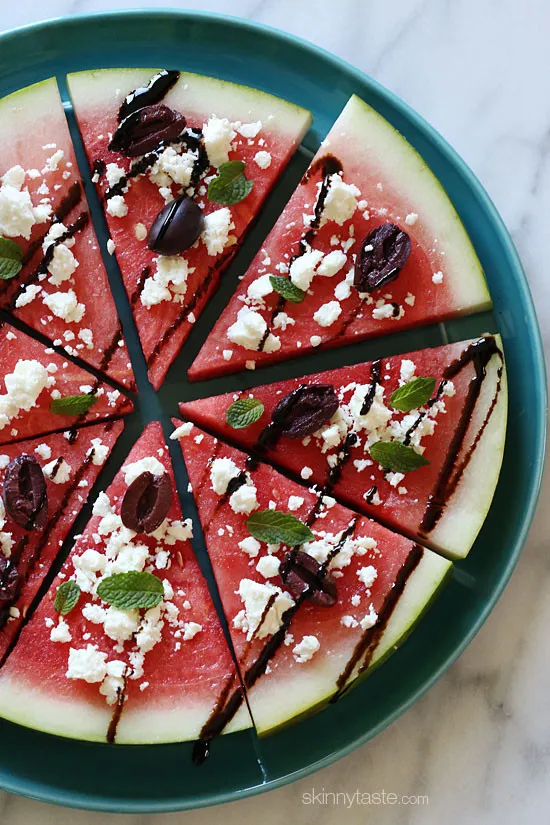 Watermelon Feta Balsamic