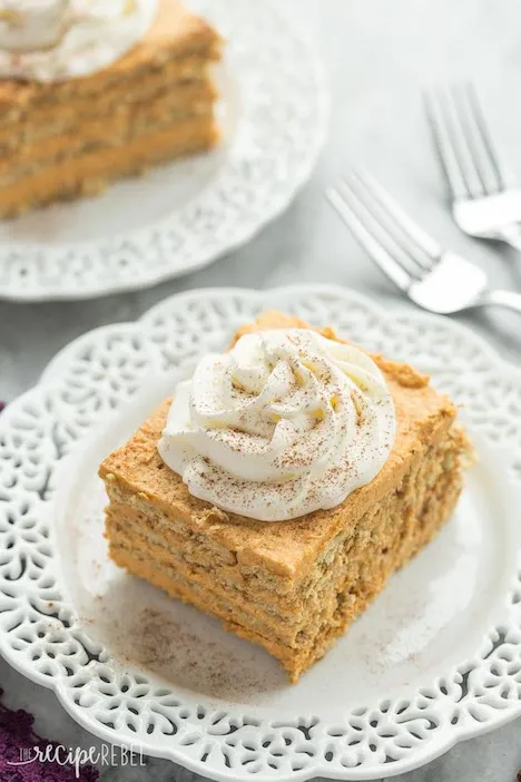 Pumpkin Pie Icebox Cake