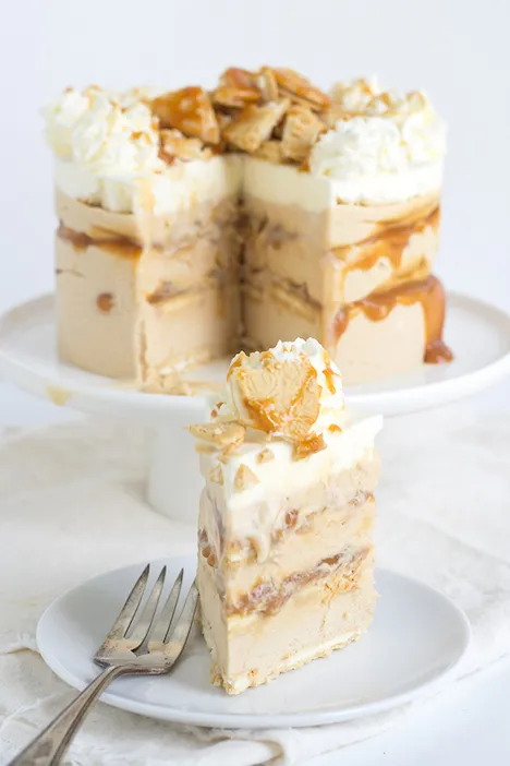 Peanut Butter Caramel Oreo Icebox Cake