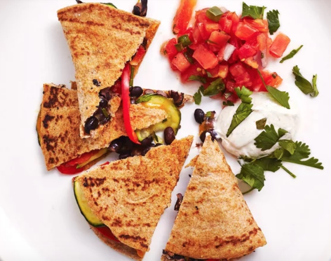 Crispy Veggie Quesadillas