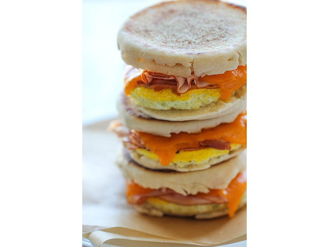 English Muffin Breakfast Sandwiches  
